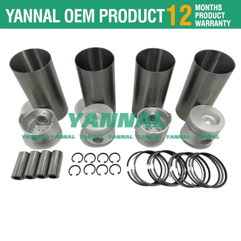 K4F K4F-DI K4F-E1 Piston Rings Cylinder Liner Set For Mitsubishi MT25 Engine