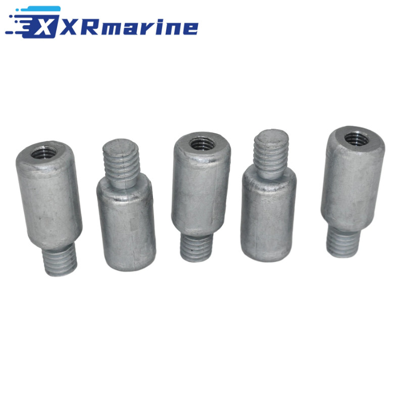 5 Pcs Zinc Saltwater Anode For Volvo Penta AD AQ AQAD BB D4 D5 D6 D7 D8 D9 D11 D12 DP HS KAD KAMD M