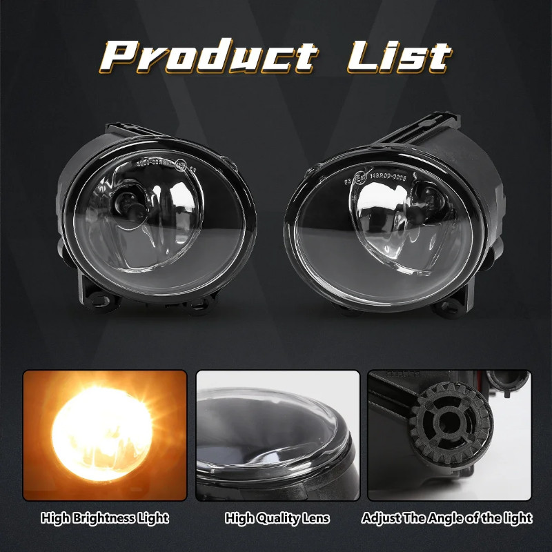 63177839865 63177839866 Fog Lamp For BMW 2 3 5 Series F07 F10 F22 F23 M3 M5 E92 E93 Halogen Bulbs D