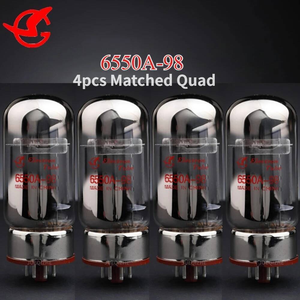 6550A-98 หลอดอิเล็กทรอนิกส์แทนที่ KT88 6550B สูญญากาศหลอดเสียง DIY Matched Quad Tube เครื่องขยายเสีย