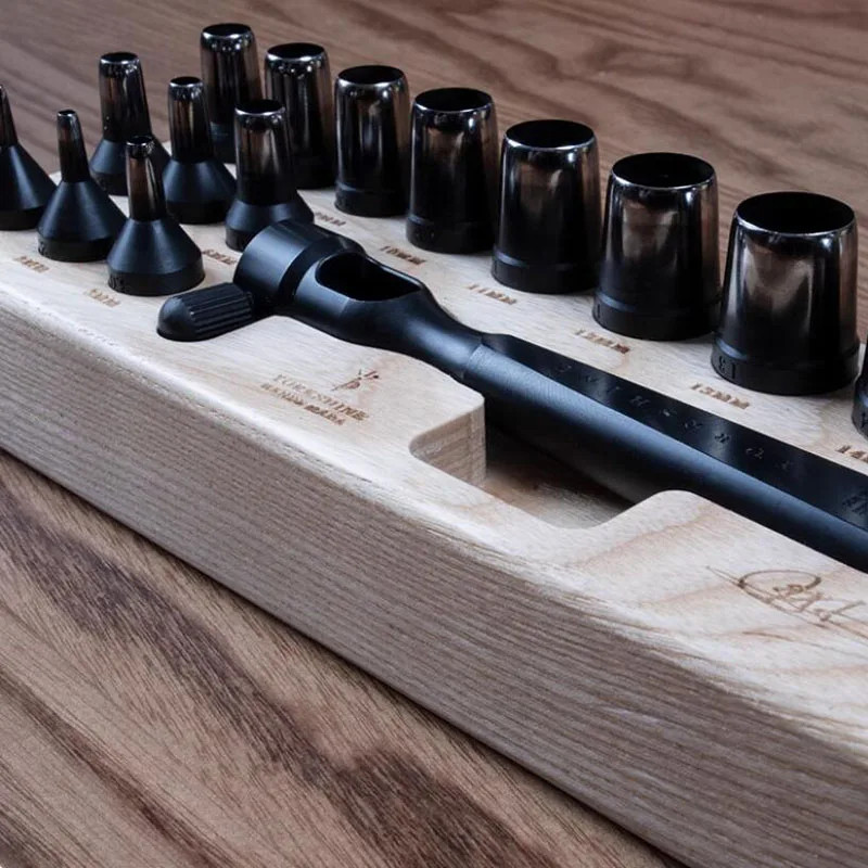 DIY Leather Craft Belt Hole Punch Tool Set DC53 Mold Steel YORKSHINE Professional Leather Replaceab