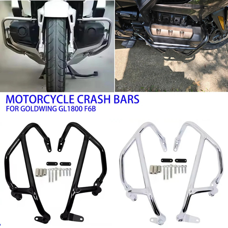 For HONDA Gold Wing 1800 GL1800 F6C Goldwing GL 1800 2018-2023 Higway Engine Guard Crash Bar Bars B