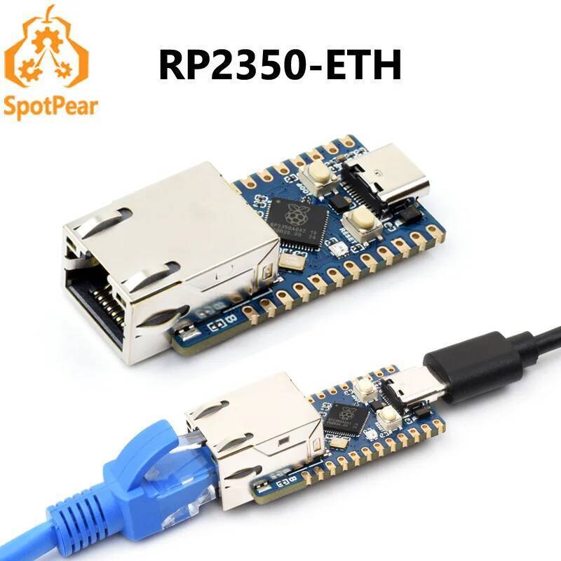 Waveshare RP2350 ETH Mini Development Board อย่างเป็นทางการ RP2350 Microcontroller RISC-V
