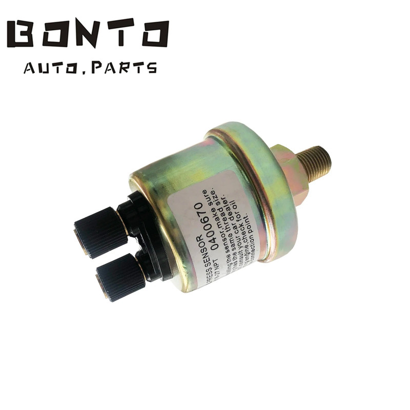 BONTO 1/8 NPT 0-10BAR Mechanical Oil Pressure Sensor For Oil Pressure Racing Car Auto Gauge