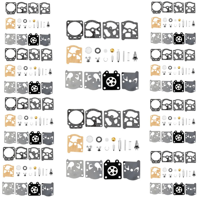 10Pc Carburetor Rebuild Kit Walbro K24-WAT GE21 PE550 GE21 PP135 Gas Edger WT643 WT649 WT669 WT670