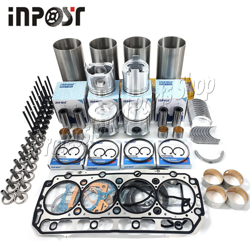 4TNV106 Overhaul Rebuild kit for TAKEUCHI TL150 RCG POWER R-YM50 R-YM60 Yanmar 4TNV106 4TNV106T
