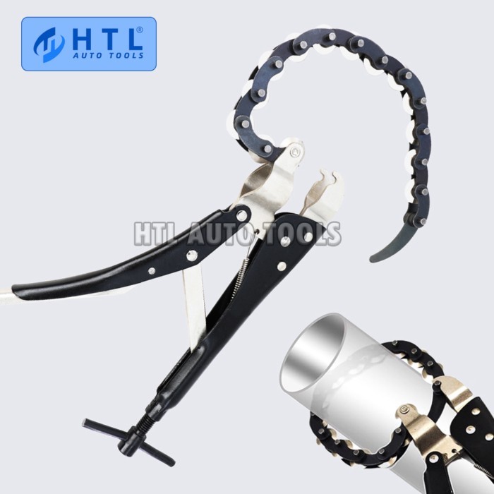 Exhaust Tube Chain Cutter, 0.6" to 3.3" Tailpipe Cutter, Tube Cutting Pliers for Cutting Exhaust Pi