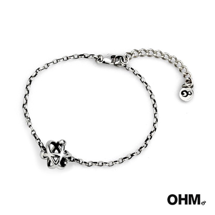 OHM  Atomic Bracelet  ชุดสร้อยเงินแท้ พร้อมบีดเงิน  เครื่องประดับเงินแท้ OHM Thailand