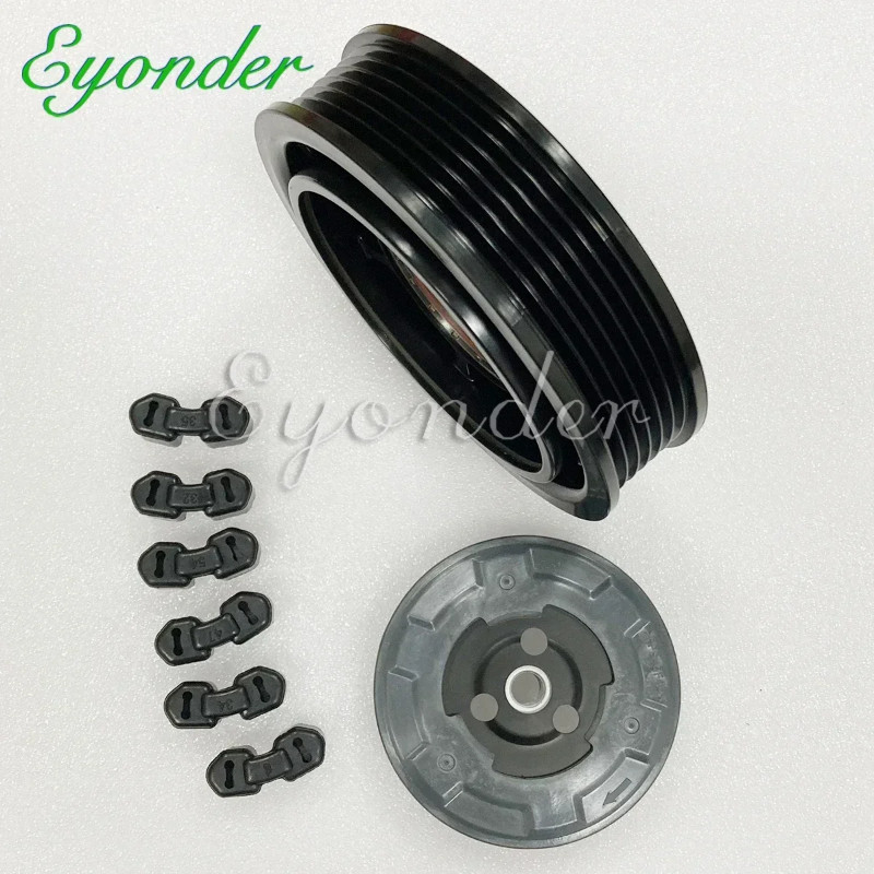 AC A/C Compressor Clutch Pulley for PEUGEOT 308 3008 CITROEN C4 1.4 1.6 6453WH 6453WJ 6453YQ 447190