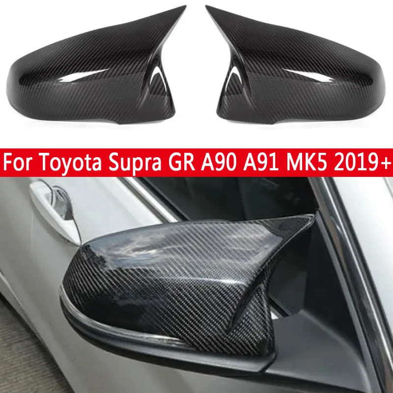For Toyota Supra A90 A91 MK5 Upgrade carbon fiber rearview mirror housing side view mirror housing
