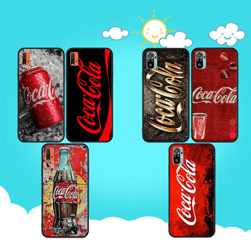 นุ่มสีดํา Vivo Y73S S7E Y73 V21E Y70S Y51S Y70T T1 4G Y10 Y01 Y36 5g Y22s เคสโทรศัพท์ Coca-Cola
