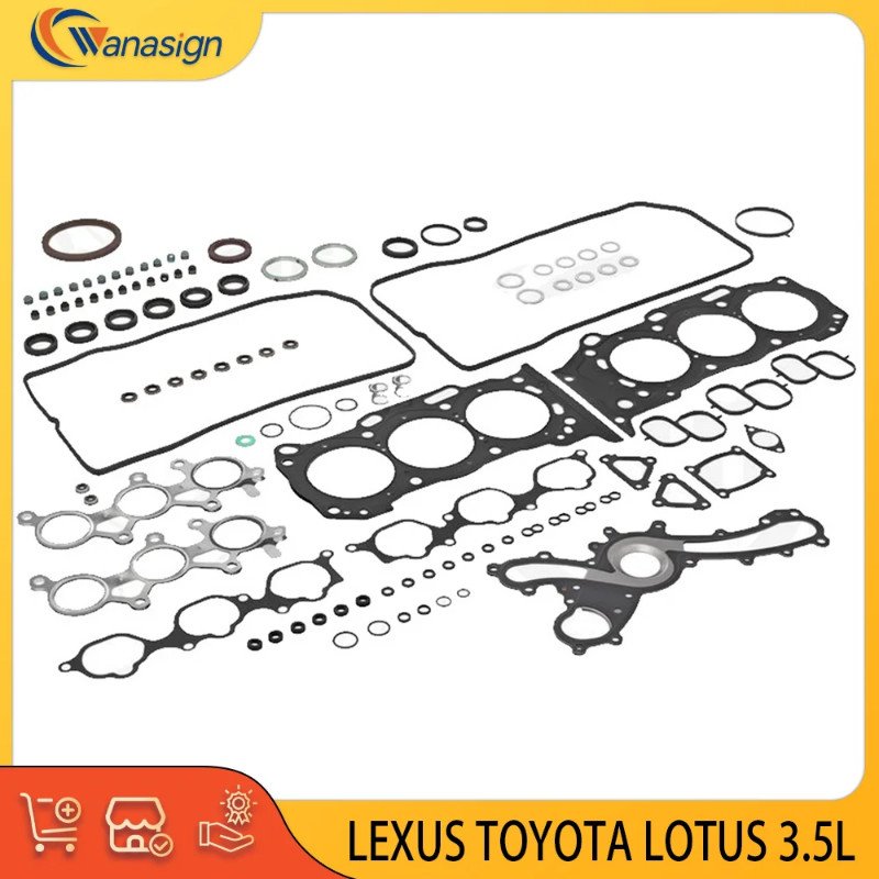 ENGINE PARTS Full Gasket Set For BOLWELL LEXUS LOTUS TOYOTA 3.5L V6 24V GAS DS-4 3.5 L T 2GR-FE 2GR