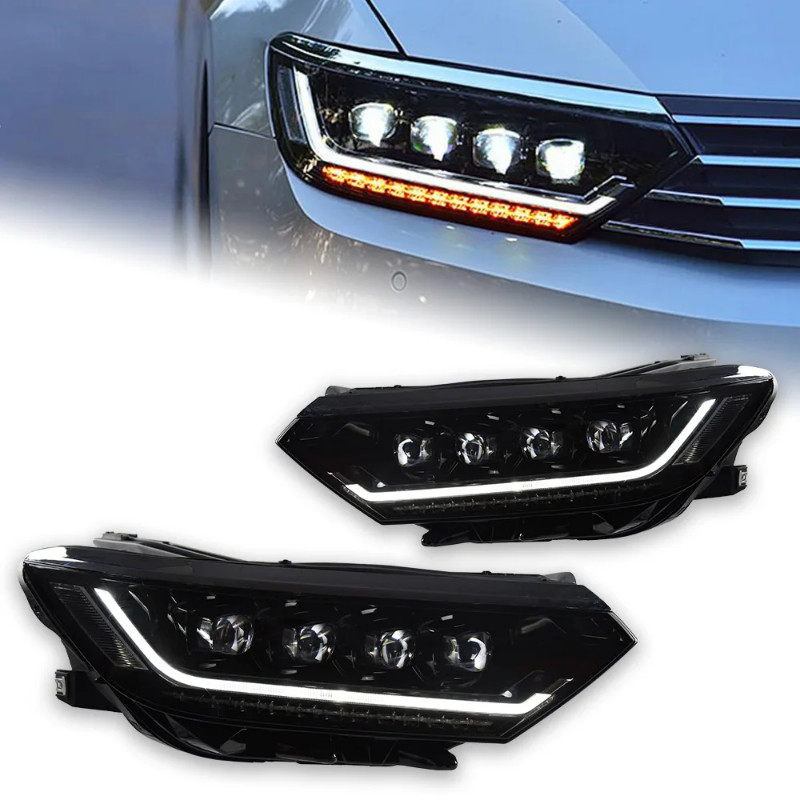 AKD Head Lamp for Passat B8 Europe LED Headlight 2016-2019 Headlights Passat B8 DRL Turn Signal Hig