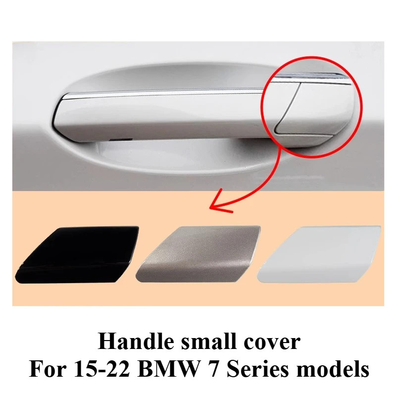 For 15-22 BMW 7 Series G12730740 Driver's Side Handle Key Cover Door Lock Cylinder Cover Left Door