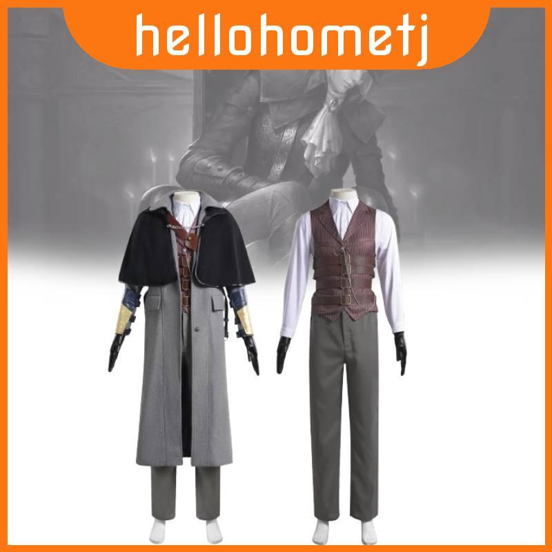 ชุดคอสเพลย์นักล่า Gehrman จาก Bloodborne ดีไซน์สะดุดตา ผลิตจากไลคร่าโพลีเอสเตอร์คุณภาพสูง