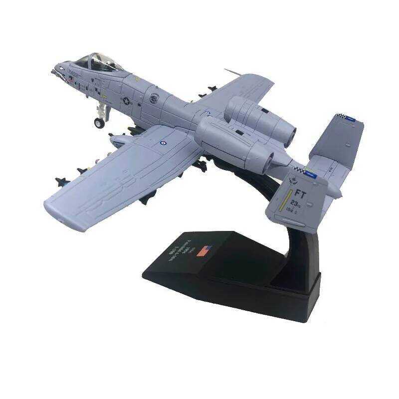 C JASON TUTU 1/100 Scale Diecast Metal A10 Fighter Fairchild Republic A-10 Thunderbolt II GIFT