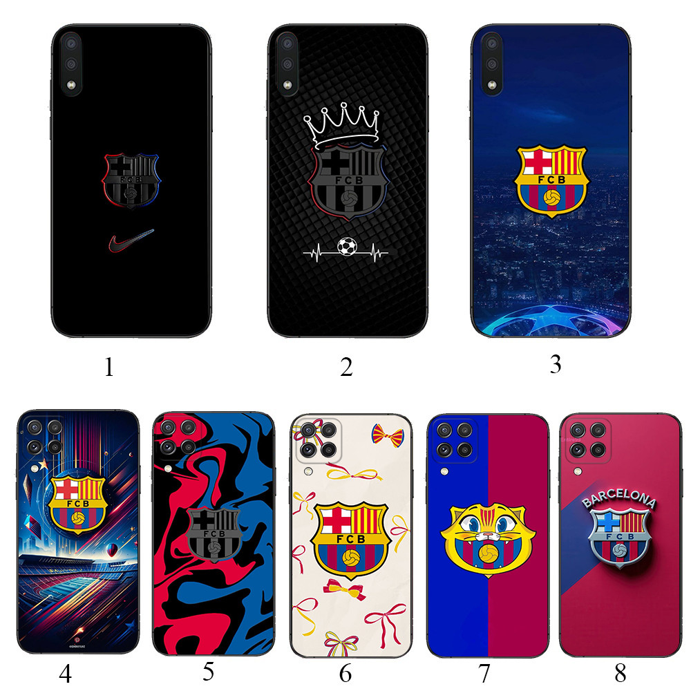 Huawei Y5P Y6P Y8P Y7A Y9A Y8S Y9S Y6 Y7 Y9 Prime 2019 F10 การ์ตูน Barcelona โลโก้นุ่มสีดําเคสโทรศัพ