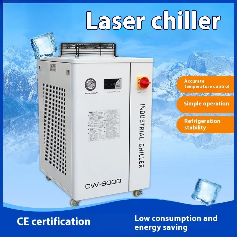 Spot High-power CW-6000 Chiller, Sealed Chiller, Industrial Chiller, Cooling Machine 2025 New