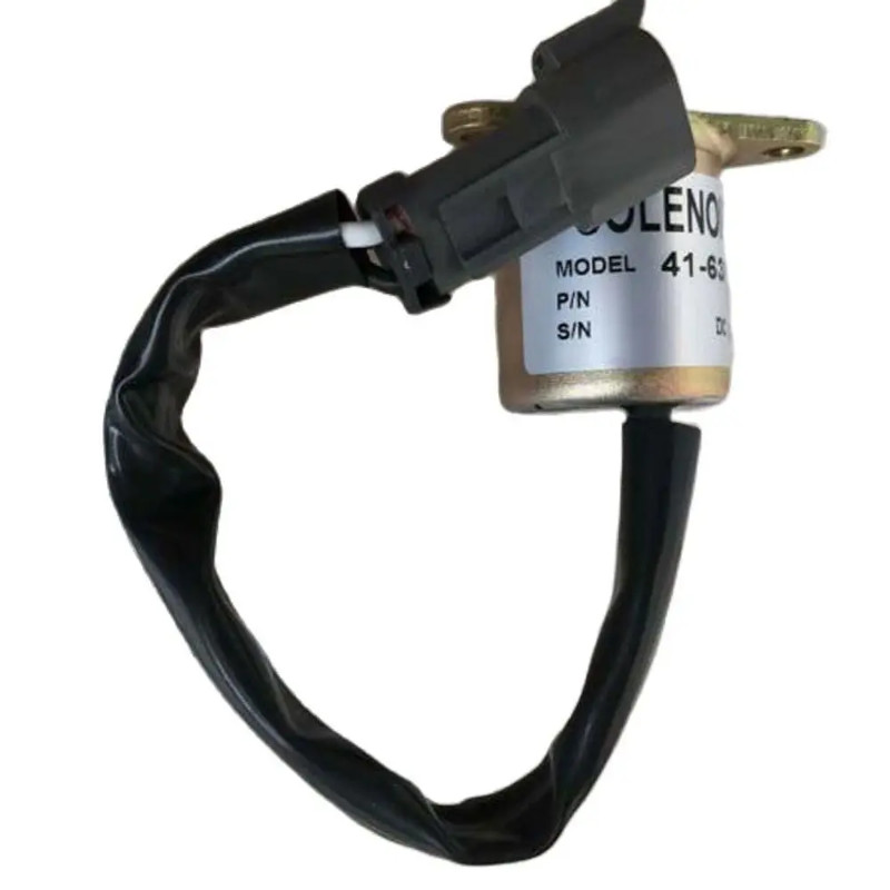 12V 3-Wire Engine Stop Solenoid TK41-6383 TK41-6306 41-9100 Fits Yanmar 4TNE84 4TNE88 Thermo King