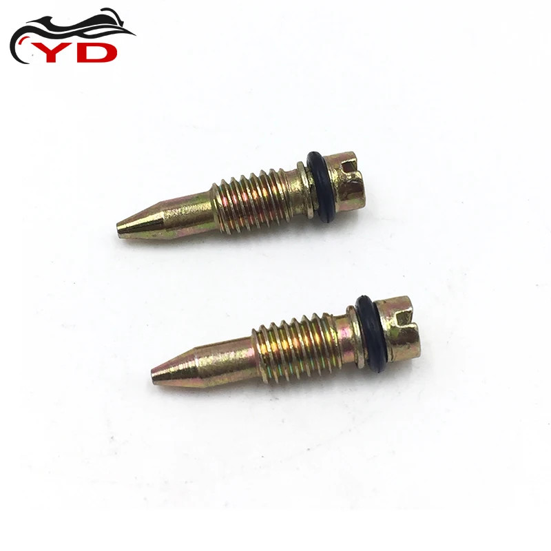 Motorcycle Carburetor Float Bowl Drain Screw For Honda CB400T CM400 CM450 Yamaha FZR600 XVS650 Suzu