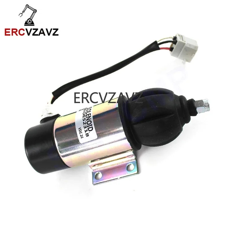 OE52318 12V 24V Shutdown Solenoid 872825 873754 873718 for Volvo Penta BM4200B 4300B L70 L50 Perkin