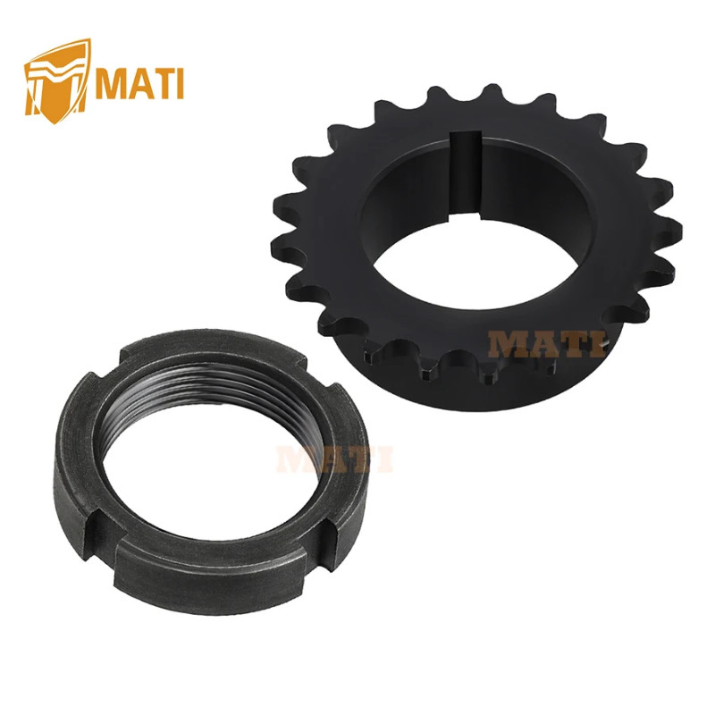 Crankshaft Timing Gear Sprocket & Slit Nut for Polaris ATV UTV Ranger Sportsman Magnum Big Boss Wor