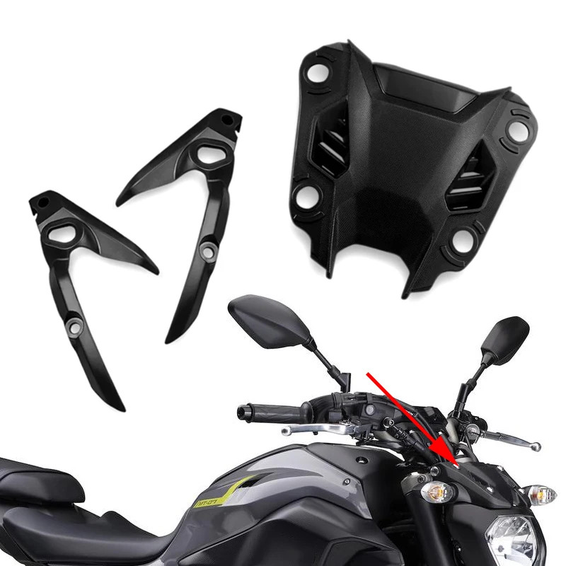 Fit For Yamaha 2012-2017 MT07 FZ07 MT-07 FZ-07 MT FZ 07 2016 Head fairings Front Headlight Cover Ab