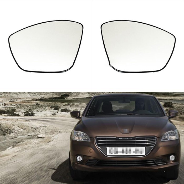 Heated car side mirror glass for Citroen C3 DS3 Opel Kosa F Peugeot 301 308 2008 OEM:1607512180/160