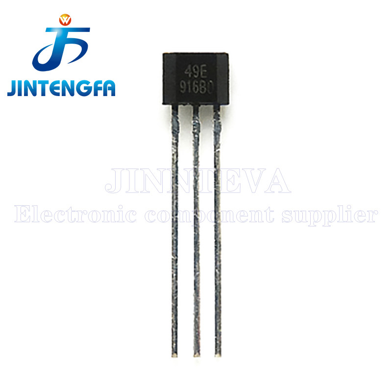 10 ชิ้น/ล็อต 49E TO-92 SS49E S49E AH49E OH49E TO92 LINEAR HALL-EFFECT IC ในสต็อก