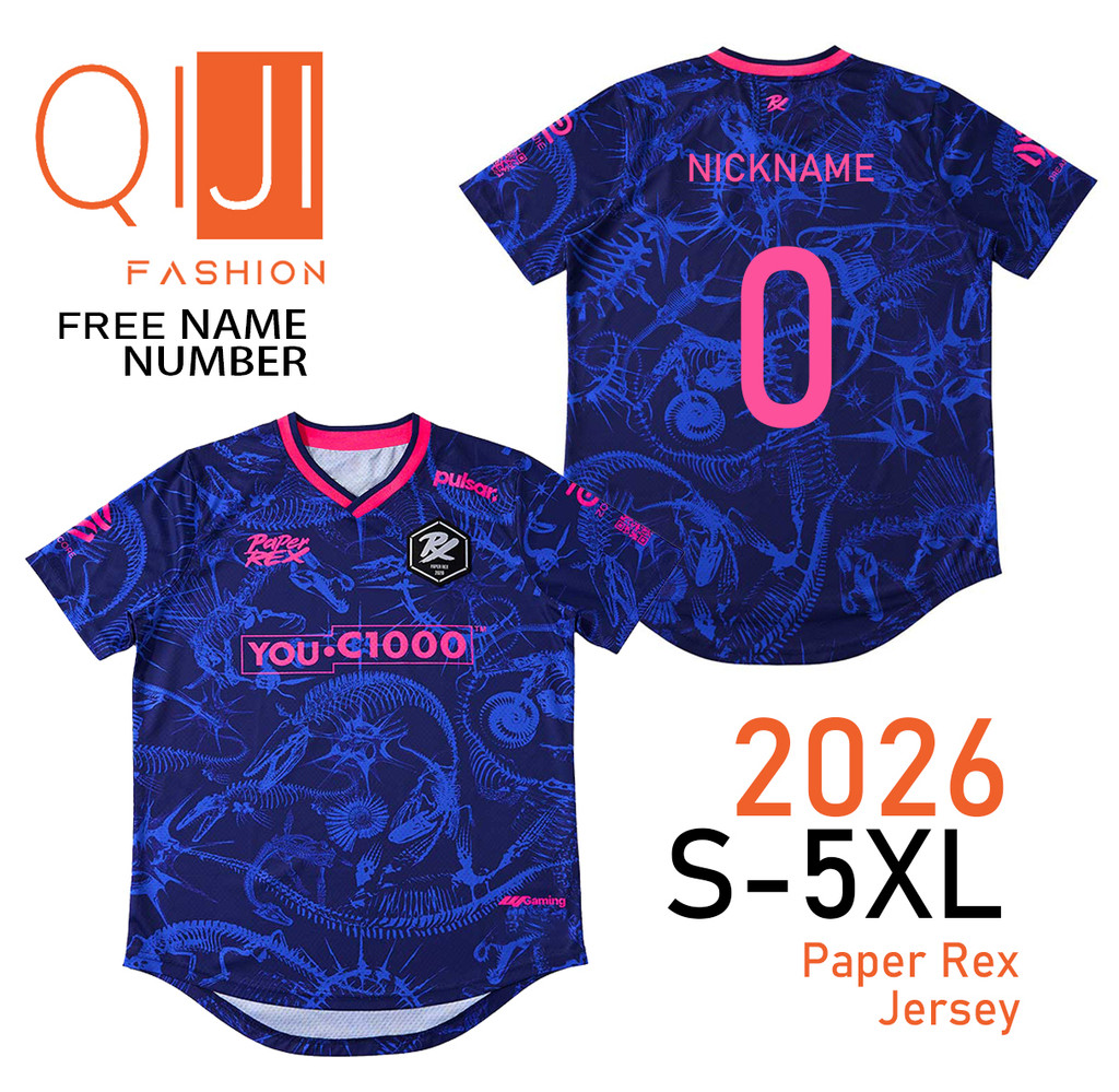 เสื้อแข่ง PRX Paper Rex Match 202627 Esports Full Printing Size S-5xl