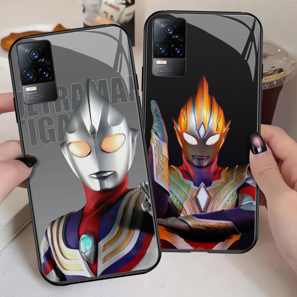 G-57 Ultraman HD Glass Casing สําหรับ VIVO Y53S Y02t Y02 Y31 V21S V21 Y52 V21E V20 Y51 Y02a 5G กรณี