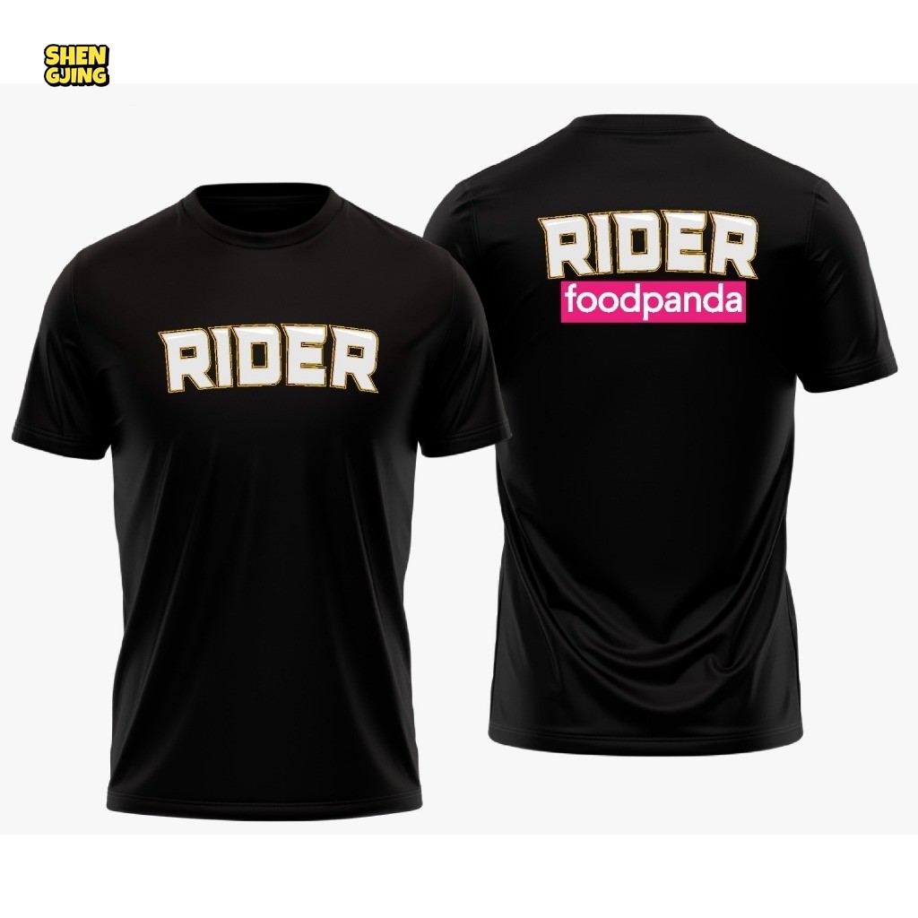 (SHENGJING)FOODPANDA RIDER Jersey Premium Microfiber/ Baju FOODPANDA /จัดส่งเสื้อยืด