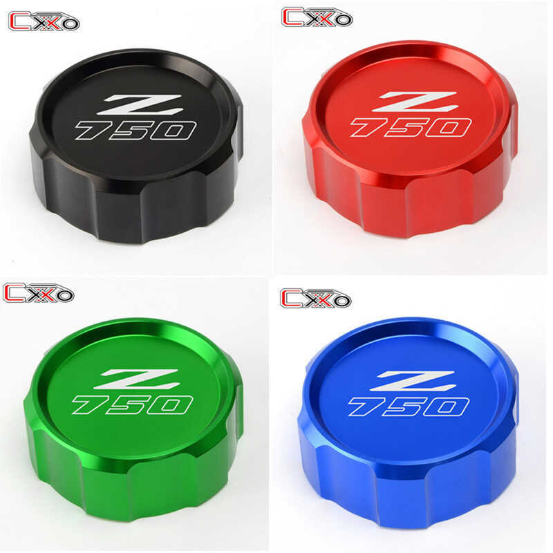คาวาซากิ Z750 2007-2012 ดัดแปลงอลูมิเนียมอัลลอยด์ด้านหน้าเบรคน้ํามันหม้อถ้วยฝาปิด + ด้านหลังเบรคน้ํา
