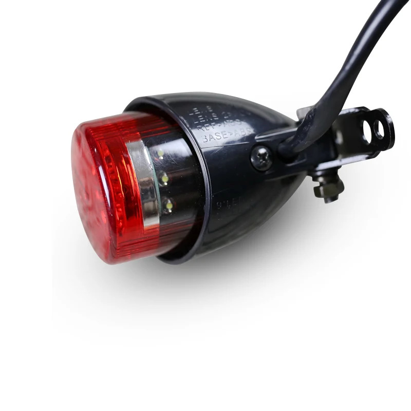 Universal Vintage Motorcycle Cafe Racer Brake Light Super Bright Rear Light CE Certificated Round L