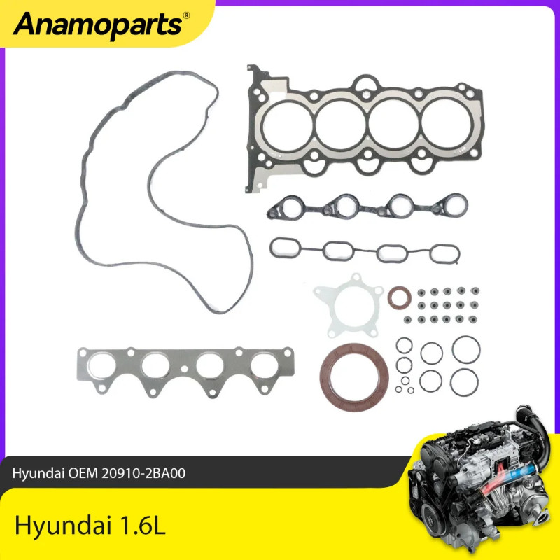 Engine Parts Cylinder Head Gasket Set Fit 1.6 L G4FC For Hyundai Accent Elantra Kia 1.6L 2006-2020