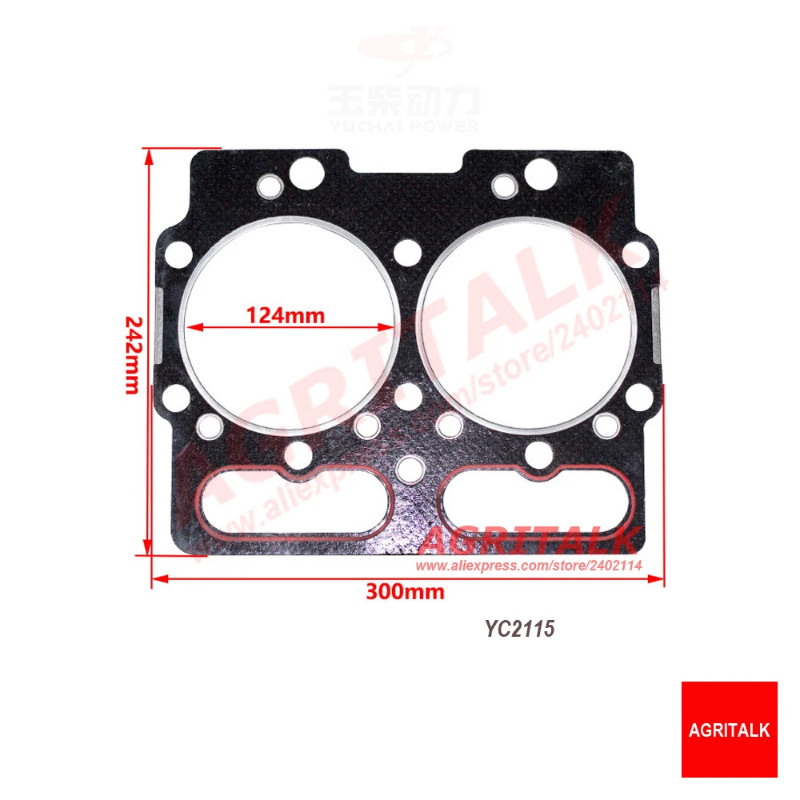 cylinder head gasket for Yuchai engine