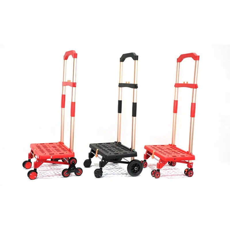 Custom 3-In-1 Climbing Wheel Luggage Shopping Folding Cart Hand Trolley Foldable Market Cart