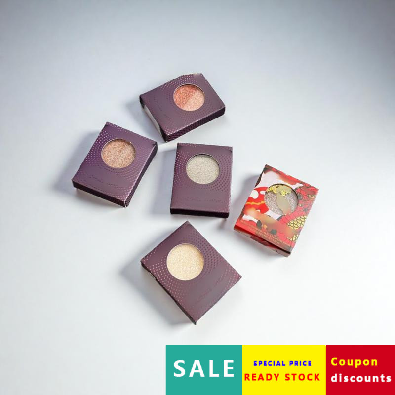 แฟชั่น ฟิวชั่น 1#2#3#4#5#经典轻盈热销眼影盘高光闪粉珠奢华哑光优雅单色 Ae2