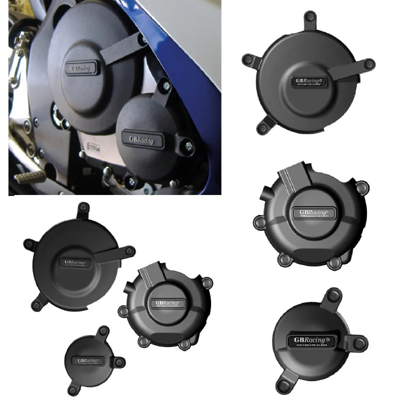 For SUZUKI GSXR600 GSXR750 K6 K8 K10 2006-2021 L0-L9 2020 2019 Motorcycles Engine Cover Protector C