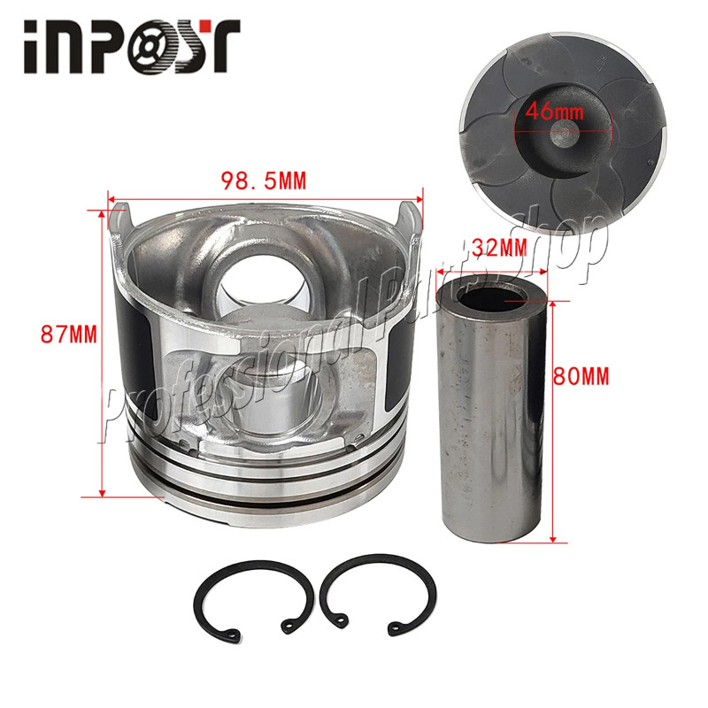 1 Set Piston Set STD ME191469 for Mitsubishi 4M41 4M41-T