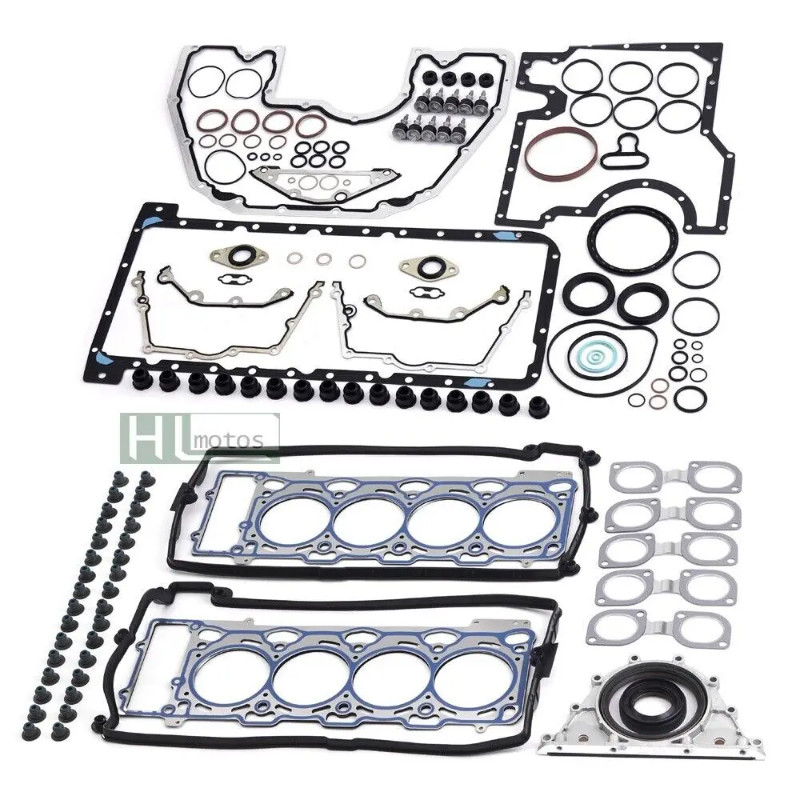 Rebuilding Overhaul Gaskets Seals Kit For BMW 540i 740i E61 E65 N62B40 4.0L V8 11127531861 11127531