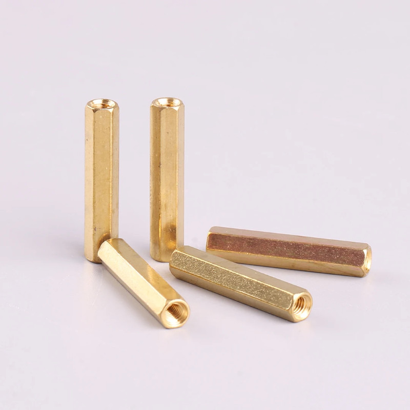 10pcs M3 x 25mm+6mm Male to Female M3 Brass Pillar 25mm Length Model UAV Spare Parts Isolation Colu