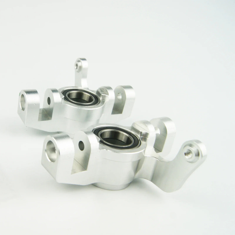 Aluminum Alloy Front Steering Cup Wheel Hub for 1/5 Losi 5ive T 5T Rofun Rovan LT KM X2