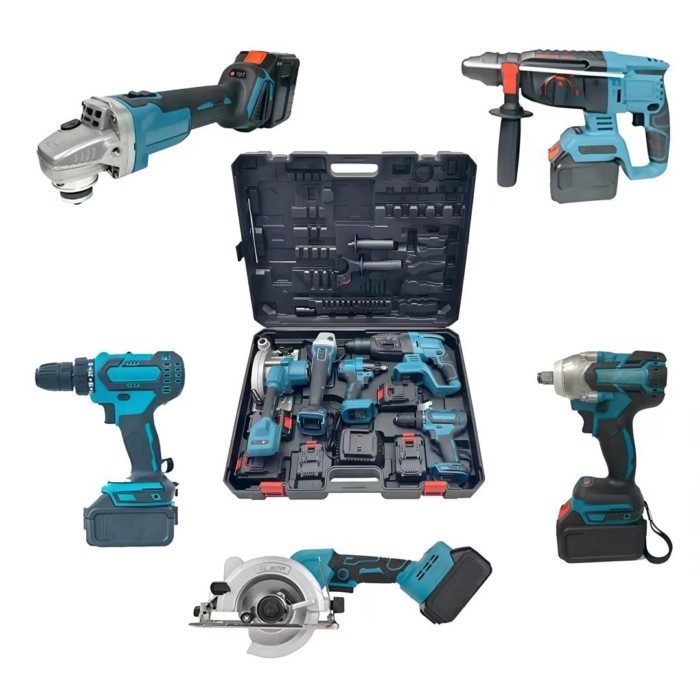 Brushless Cordless Torque Electric Impact Wrench Battery Power Impact Driver Combo