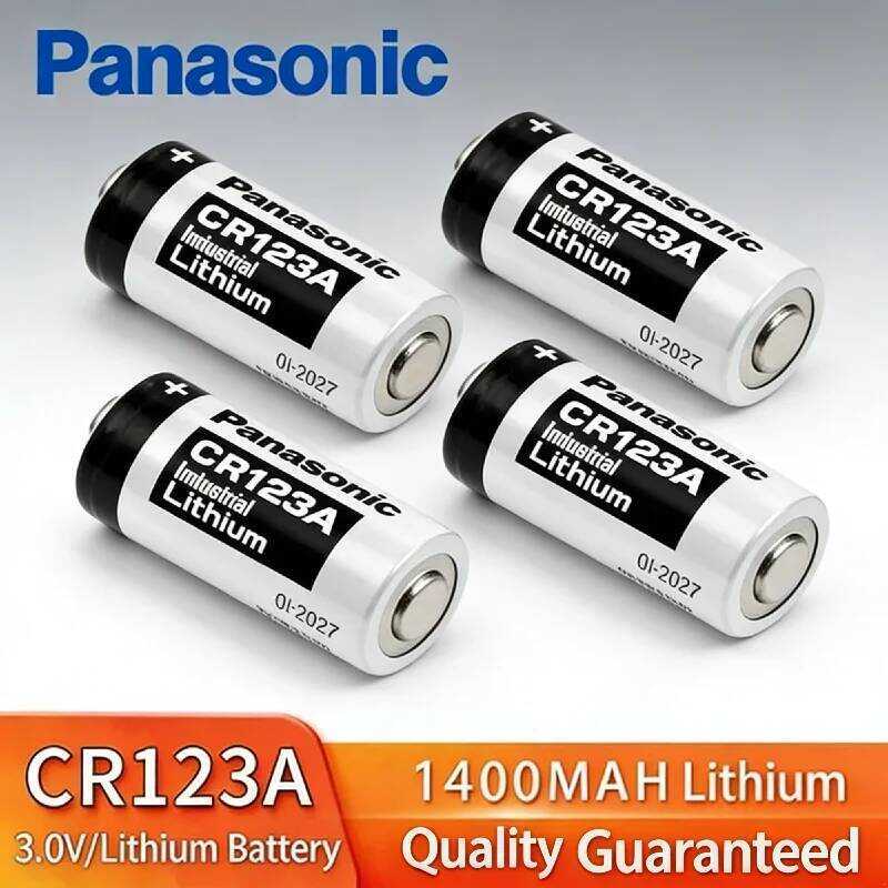 C Premium Quality Original 123 Lithium 3V Battery For Arlo Camera, Replacement Cr123a Cr17345 Dl123
