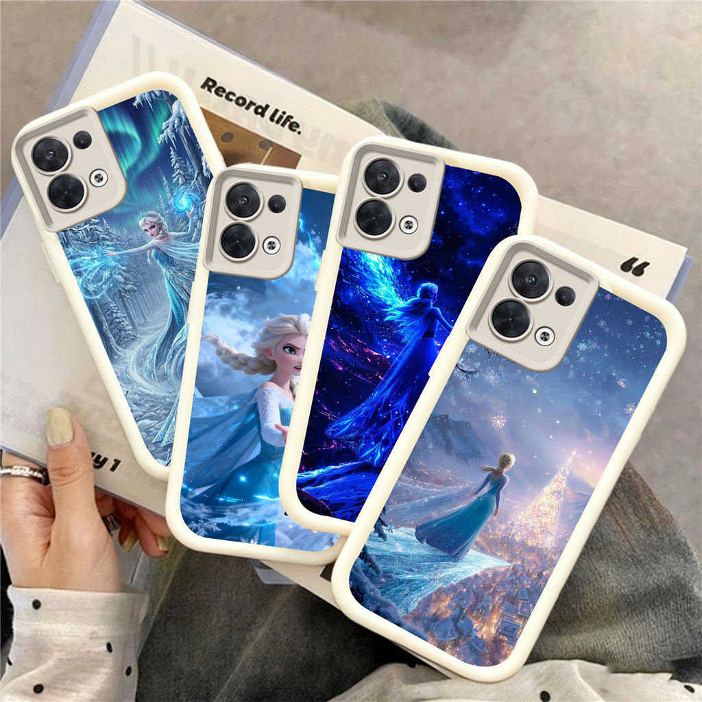 VK12 Frozen Casing สําหรับเคสซิลิโคนอ่อนนุ่ม Realme Narzo 10 P1 12 6i C17 N65 C3 20A 10A 70 Pro Plus