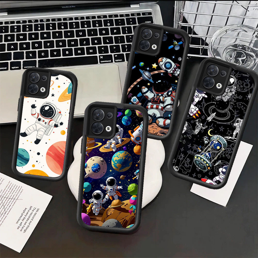 VK3 นักบินอวกาศสําหรับเคสซิลิโคนอ่อนนุ่ม Realme Narzo Note N63 30 SE N61 50 8S C61 N53 Q3 V13 GT NEO