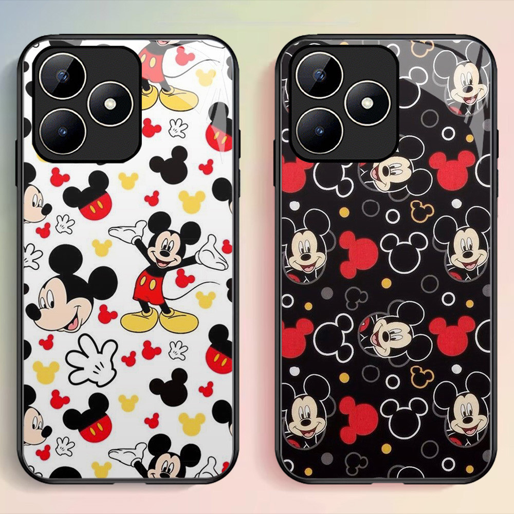G-77 Mickey HD Glass Casing สําหรับ Realme C35 C55 C30S C33 C31 C53 C30 กรณี