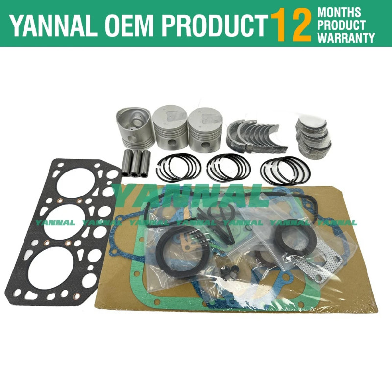 For Mitsubishi K3D Overhual Reuild Kit MM434004 With Piston Ring For ISEKI TU160 TU170 TU175 TU165