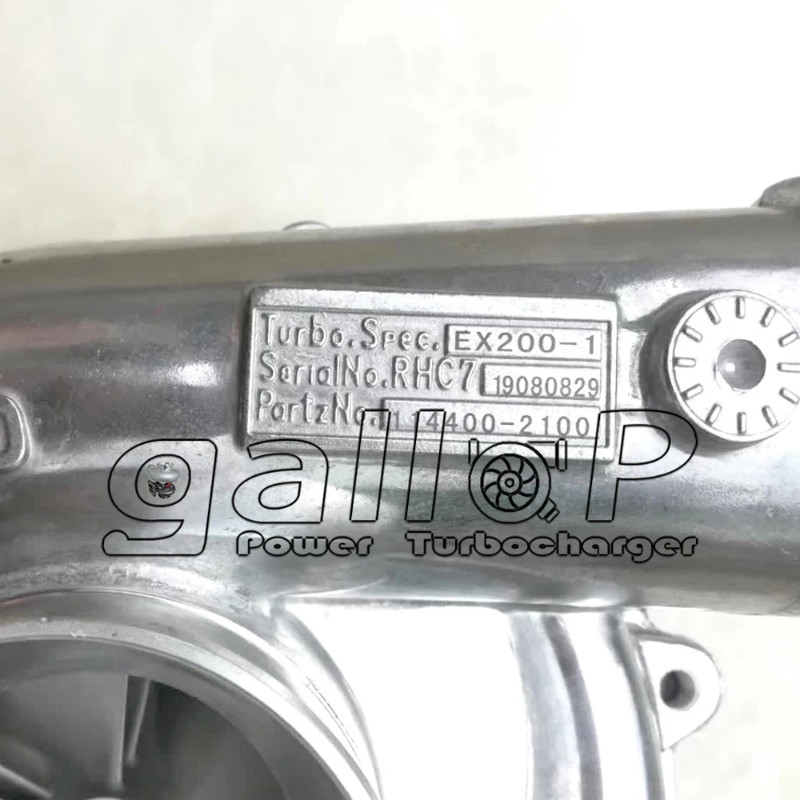 New RHC7 Turbo For Isuzu EX200 EX240 6BD1 5.8L Engine 114400-2100 1144002100 703724 VA290063 Turboc